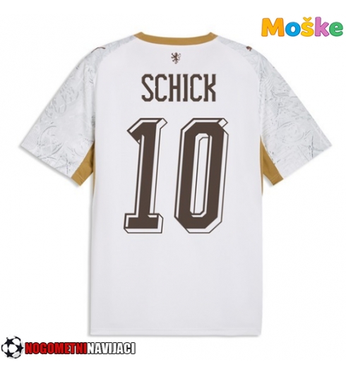 Moške Nogometnih dresov Češka Patrik Schick #10 Gostujoči SP 2026 Kratki rokavi Moške Nogometnih dresov Češka Patrik Schick #10 Gostujoči SP 2026 Kratki rokavi